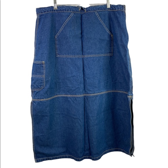 Starwear Jeans Skirts Starwear Jeans Womens Long Blue Jean Skirt